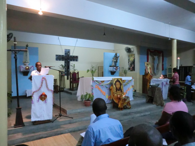 La lettura dell'appello di pace e riconciliazione promosso dalla Comunità di Sant'Egidio